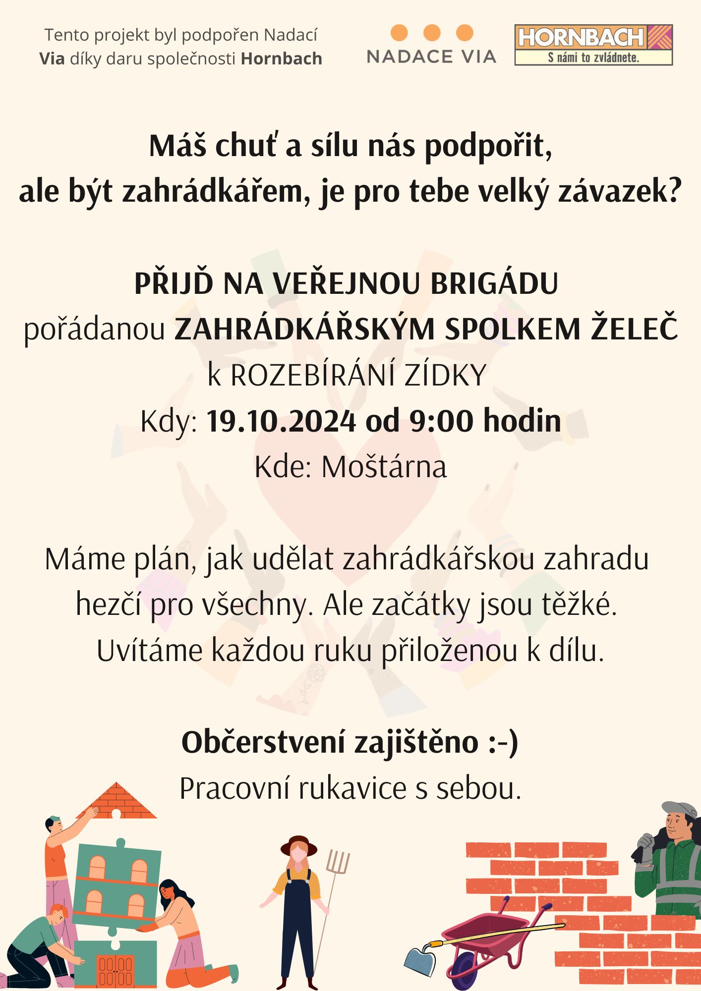 Pozvánka – veřejná brigáda